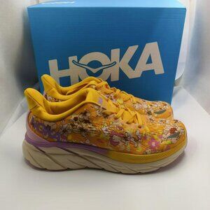 Hoka X Free People Movement Clifton 8 Gold Coast Floral Women's Size 6.5B=EU38